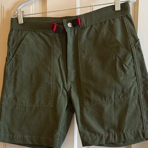 Topo Designs mountain shorts - olive Small